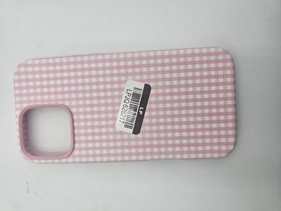 Tough Cases For Apple 16 Promax,Pink Gingham Print
