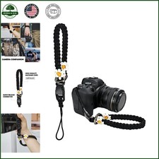 Adjustable DSLR Camera Wrist Strap with Quick-Release Design for Comfort