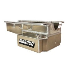 FORD 351W OIL PAN 8IN DEEP ROAD RACE BAFFLED BILLET END SEAL FRONT SUMP ALU