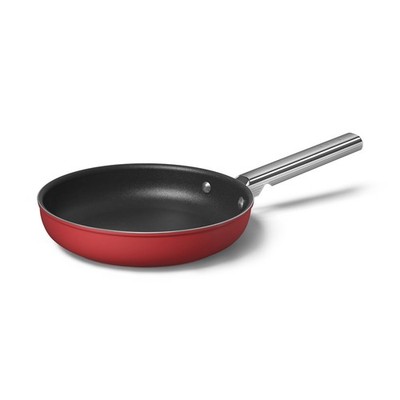 Poêle Smeg Rouge Vintage Années 50 - 30 Cm Aluminium, 31.4x54 Cm, Neuve Sous Emballage