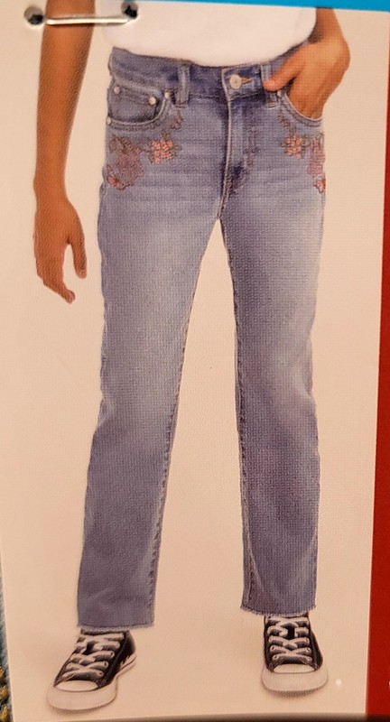 New Levis Youth Girl High Waist Ankle Jean Size 12