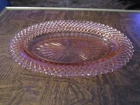 Vintage Anchor Hocking Pink Depression Glass "Miss America" Oval Dish 10.5"