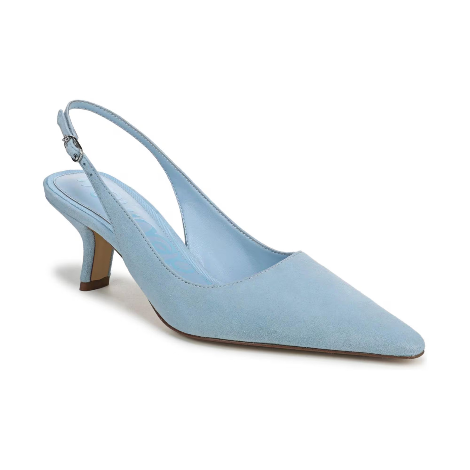 Women's Sam Edelman Bianka Slingback Pumps Spring Blue Suede