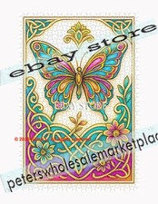1000 piece jigsaw puzzle Butterfly Colorful Nature butterfly bloom