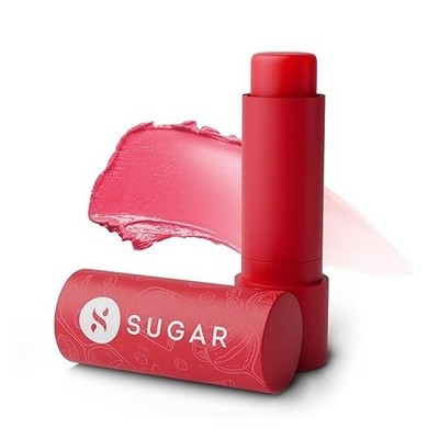 SUGAR Cosmetics Tipsy Lips Feuchtigkeitsbalsam mit Vitamin E, Sheabutter und ...