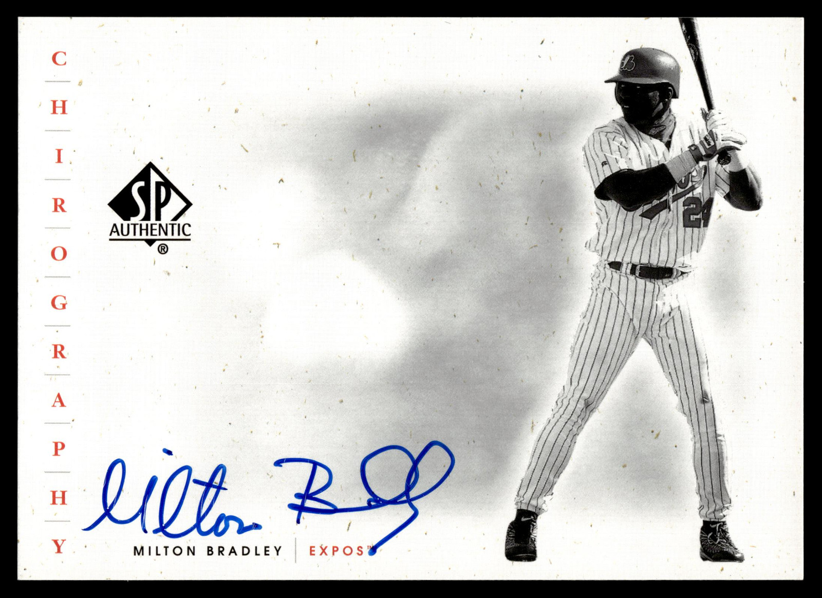 2001 SP Authentic #MB Milton Bradley Chirography AUTO