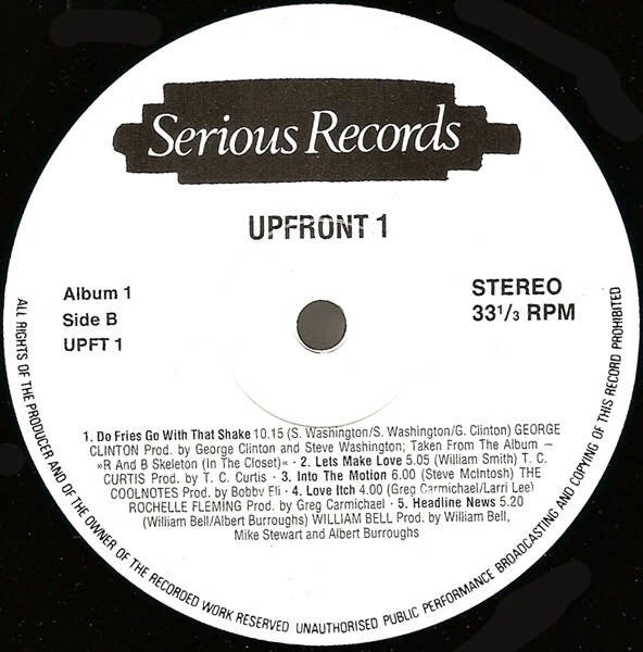 Various - Upfront 1 (VINYL) - Image 4 of 4
