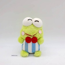 Muñeca de peluche Keroppi W316 Sanrio Eiko 1992 vintage de 5" Japón