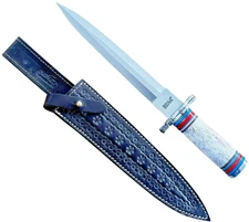 Impact Cutlery Custom Handmade Large Knife UNUSED 14.5" Dagger Spearpoint Knives