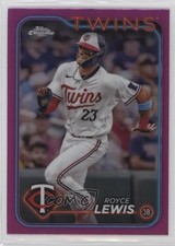 2024 Topps Chrome Pink Refractor Royce Lewis #217 bp9