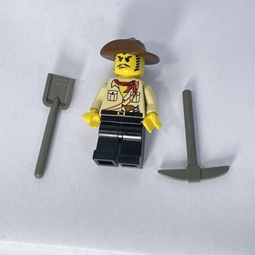Lego Johnny Thunder Shovel PickAxe Adventurers Desert Minifigure Dino Research