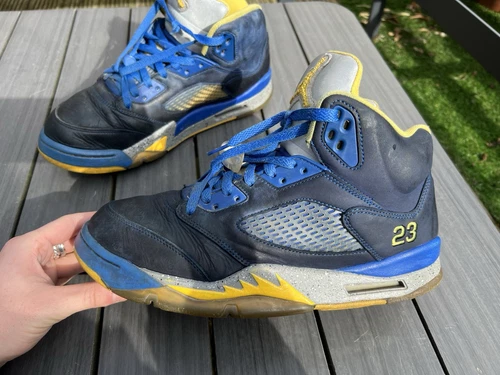 Jordan 5 retro Laney Varsity blu giallo TAGLIA UK 10