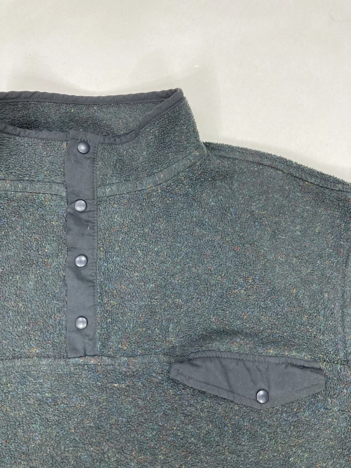 VINTAGE Eastern Mountain Sports EMS Fleece Jacket Men XL Black Multicolor USA - Image 2 of 4