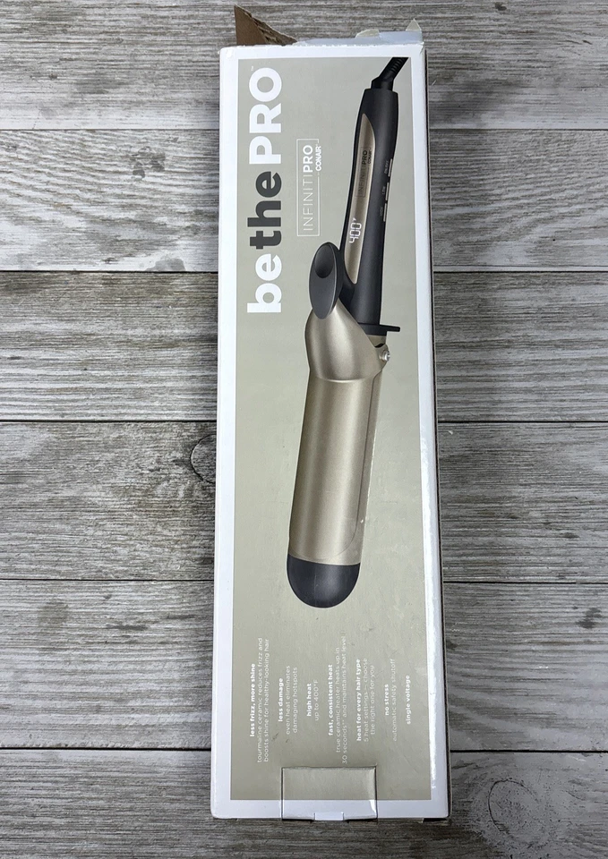 Damaged Box - InfinitiPro by Conair Tourmaline Ceramic Curling Iron 1 3/4-Inch - Image 3 of 4