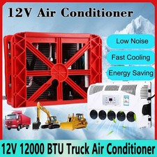 12V 12000 BTU Truck Air Conditioner Split A/C Kit for Semi Trucks Bus RV Caravan