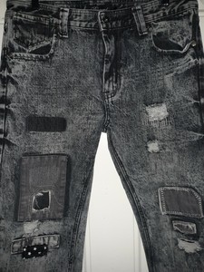 black jean pants mens