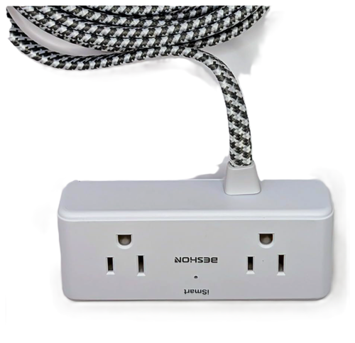 Ultra Thin Flat Plug Power Strip Multi Outlet 7in1 with USB Ports Extension Cord - Picture 16 of 17