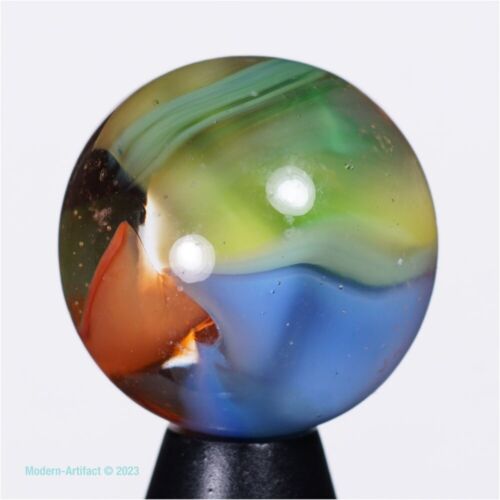 😎👍 Canicas de colección: MARBLE KING 4 colores ojo de gato, Catseyes circa 2000 41/64” como nuevas - Imagen 3 de 19