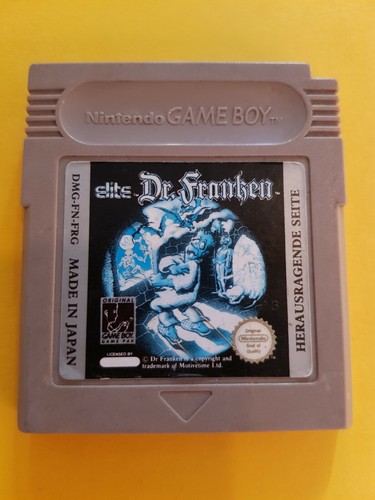 Dr FRANKEN - FRG Rare + BOITIER Officiel Game Boy NINTENDO GB Elite - Photo 2/6