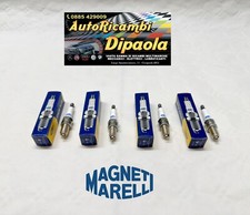 KIT 4 CANDELE MAGNETI MARELLI FIAT 500 PANDA 169 312 1.2 1.4 BENZINA GPL METANO