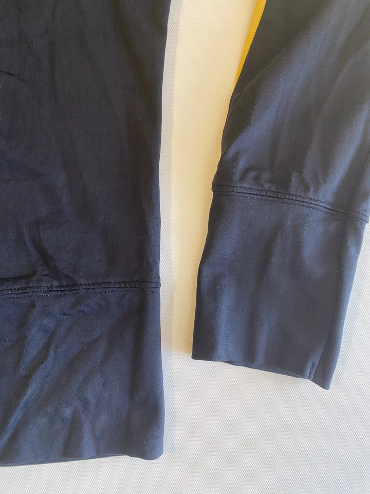 Chaqueta Top Boston Proper Para Mujer Negra LS Cremallera Completa Ropa Activa Talla M Foto 3 de 4