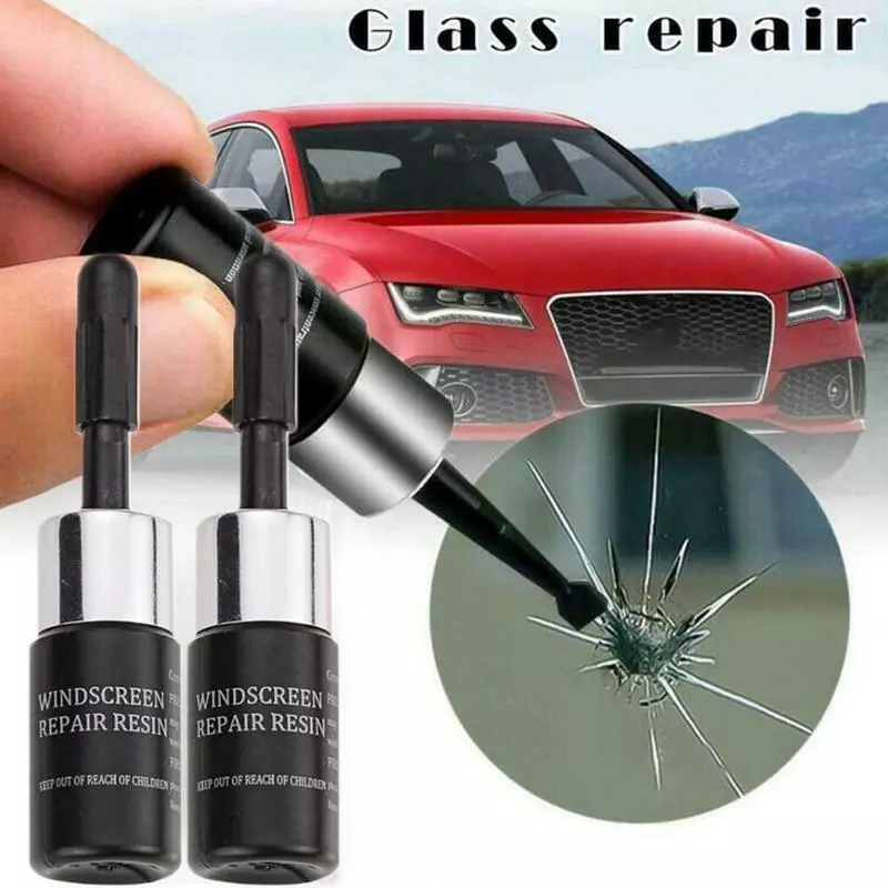 5-Pack Auto Glass Nano Repair Fluid Car Windshield Resin Crack Tool Kit  Crack US