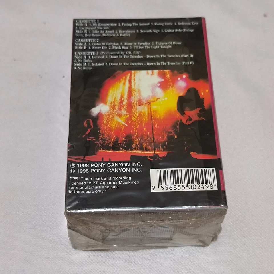 Yngwie Malmsteen - live 1999 LIMITED EDITION 3x original indonesia tapes NEW - Image 4 of 4
