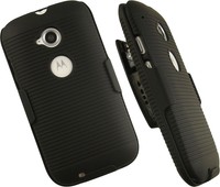 Black Hard Case Cover + Belt Clip Holster Stand For Motorola Moto E 2015 2nd Gen on sale Black Hard Case Cover + Belt Clip Holster Stand For Motorola Moto E 2015 2nd Gen on sale