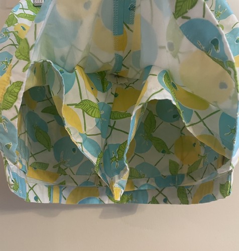 Lilly Pulitzer Kids Vintage Lenore Skort in Citron Lemons and Blueberries Sz 10 - Picture 3 of 7