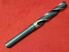 MX1080050 19/32" Morse Marxman HSS S&D 1/2" Shank Drill Bit Silver & Deming