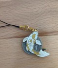 BN Koi enamel charm phone strap lariat ornament - yellow — photo 3
