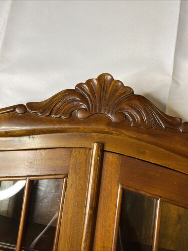 Vintage Wooden Wood 3 Tier Hanging Wall Shelf Display Teacups Curios 18 X 23 - Picture 3 of 21