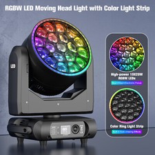 Moving Head Stage Lighting DJ Party Light 380W RGBW LED DMX Beam Disco Lights