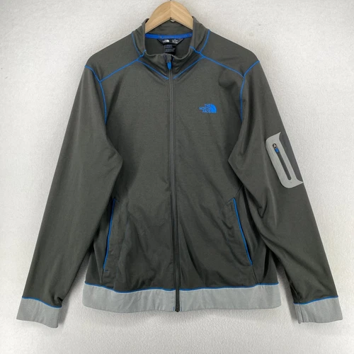 THE NORTH FACE Sweatshirt Mens L Mountain Athletics Midlayer Full Zip Gray - product listing photo