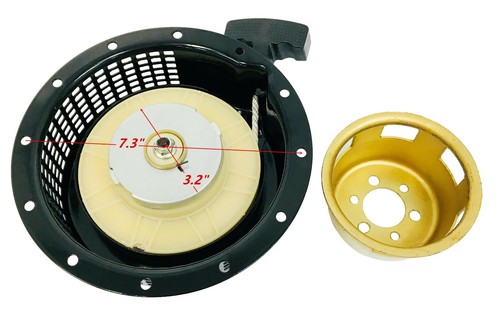 Replacement Recoil Starter Assembly For Yanmar L70EE 114880-76050 114880-76250 - Picture 2 of 2