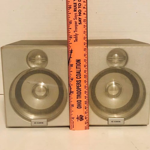 Pair Of Curtis Aopen MS-810 Speakers Very Good WORKING Condition - Bild 6 von 8