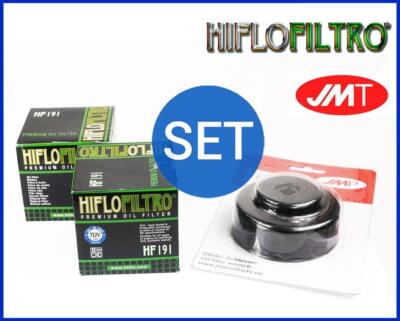 2x Hiflo Ölfilter HF191 + Ölfilterschlüssel für Peugeot Metropolis Satelis 400