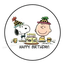 30 HAPPY BIRTHDAY ENVELOPE SEALS LABELS PARTY FAVORS STICKERS 1.5" 