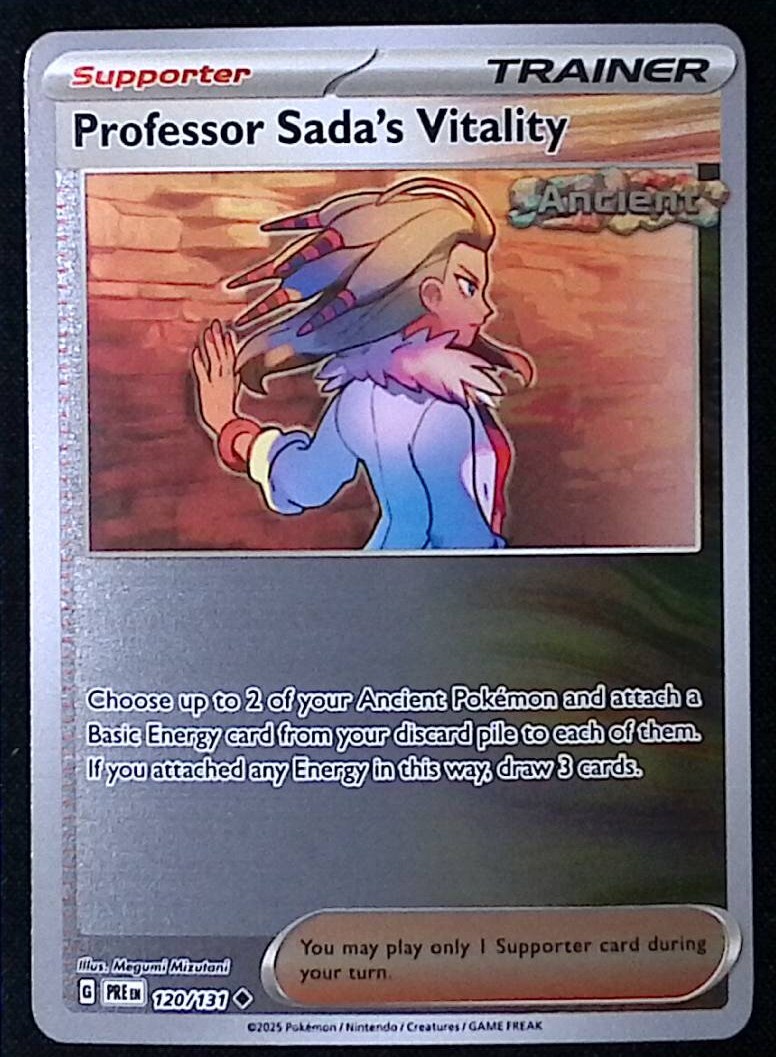 Professor Sada's Vitality Reverse 120 - Pokemon Prismatic Evolutions - NM