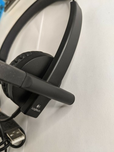 Logitech H570e usb single ear headset and mic A-00063 - Picture 2 of 6