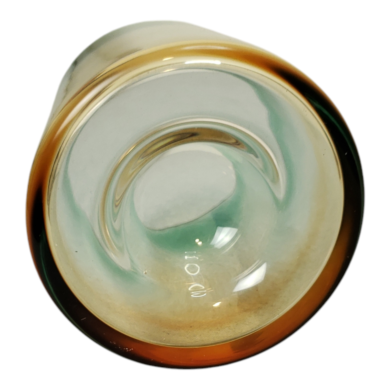 5pcs Glass Water Carafe w/ 4 Tea Cups Set Colorful Ombre Designer 