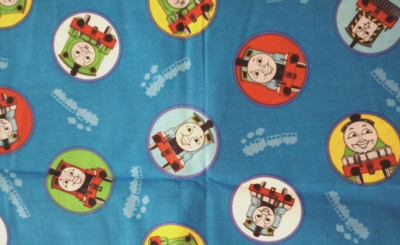 thomas train fun fabric 21 x 11 inch 1pc