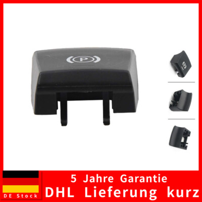 Schwarz Parkbremse P Knopfschalter Abdeckung für BMW 5 7 F01 F02 F07 F10 F11 Neu