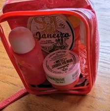 Sol de Janeiro Brazilian Bum Bum Jet Set 3 pc TRAVEL Cream Shower Gel Body Mist