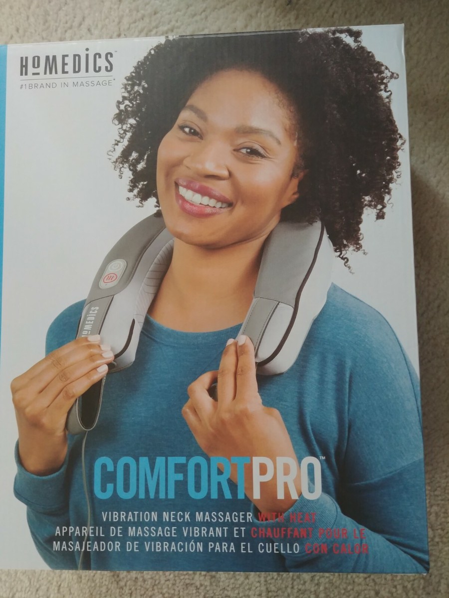 Homedics Comfort Pro Vibration Neck Massager With Heat in original box