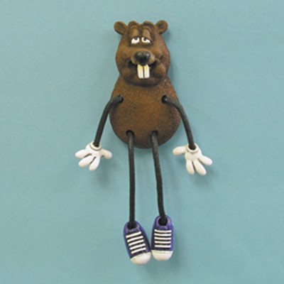 plastic beaver figurines