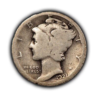 DAWN CURRENT '93 　古いですが美品に近い？ 1921 10c Mercury Silver Dime - Original Key Date - SKU-Z4764 | eBay
