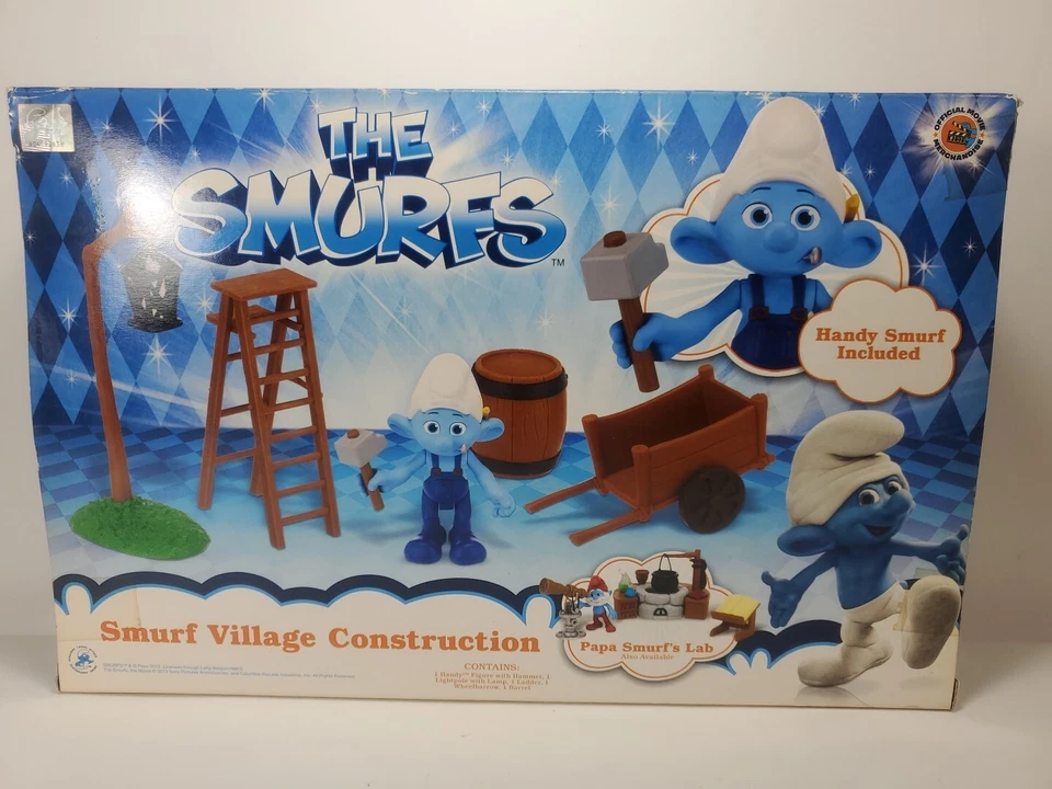2013 Smurf Village Construction Adventure Pack Práctico Pitufo Estatuilla Juego Nuevo Foto 4 de 4