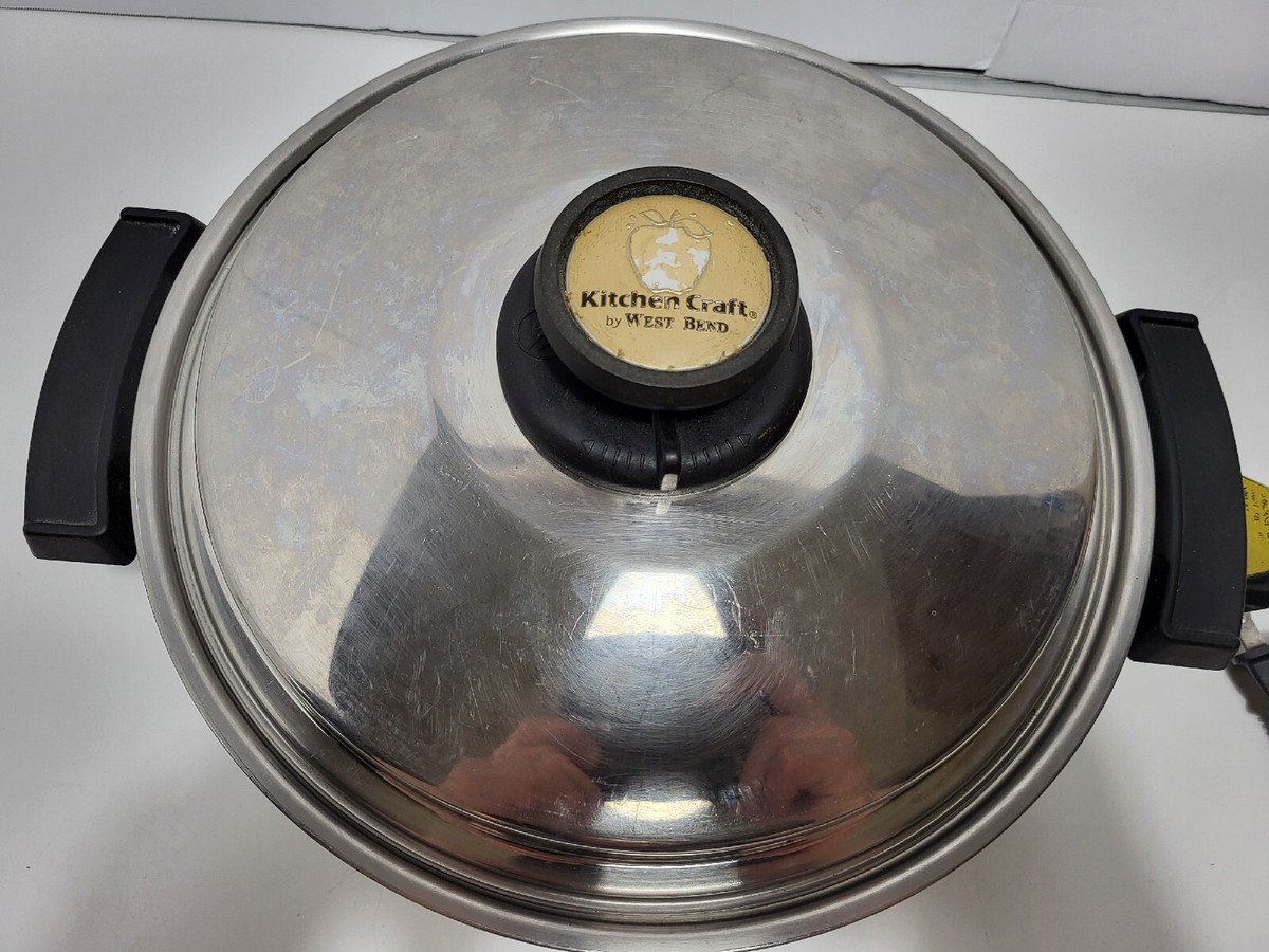 Kitchen Craft By West Bend Liquid Core Stainless Steel Electric
