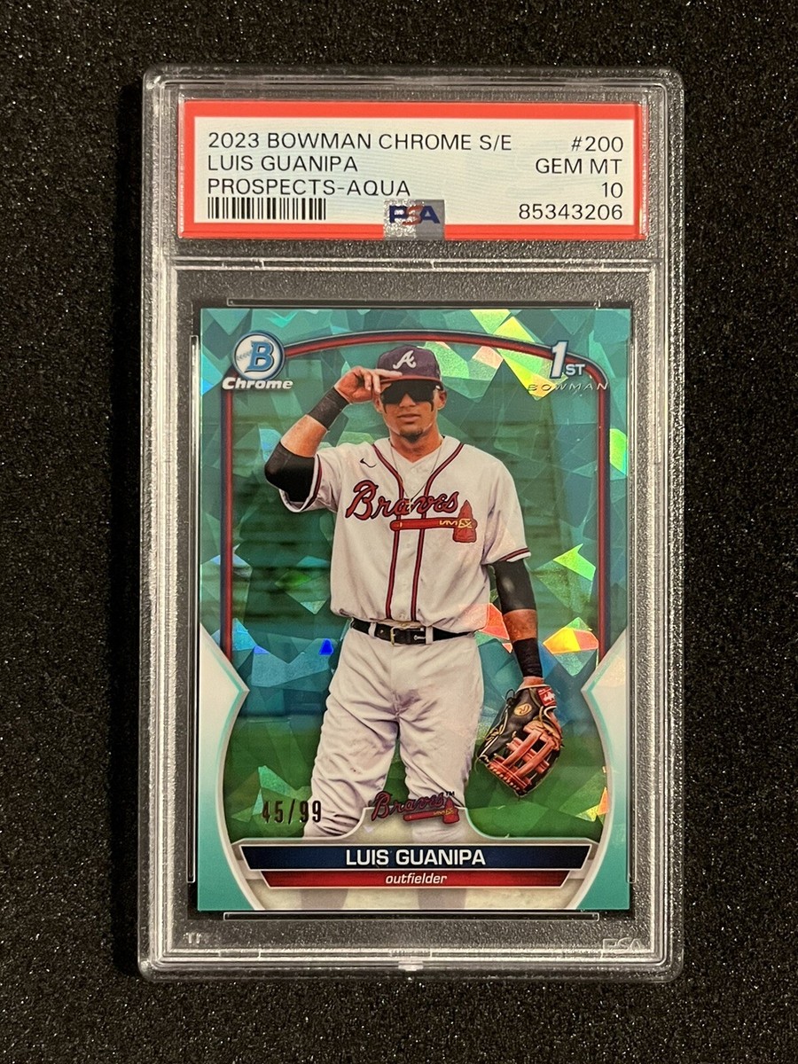 YA−MAN IB-45P 2023 Bowman Chrome 1st Sapphire Luis Guanipa #BCP200 Aqua Sapphire